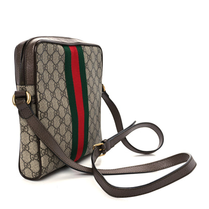 Gucci GG Supreme Monogram Web Small Ophidia Messenger Bag Brown 5 of 21