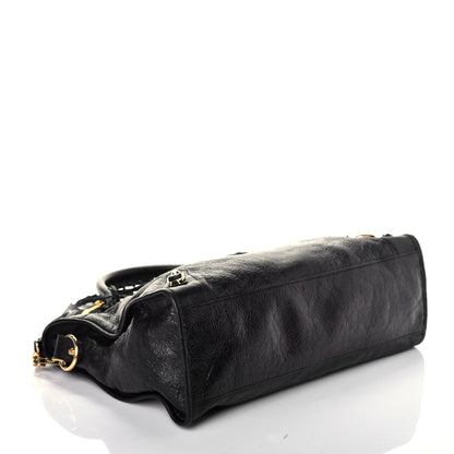 Balenciaga Agneau Classic Gold Hardware City Black 5 of 9