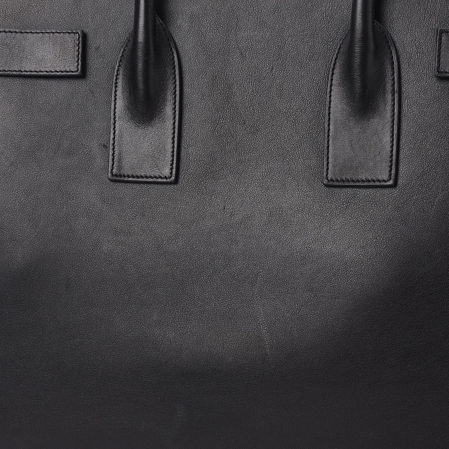 Saint Laurent Calfskin Large Sac De Jour Carryall Black 10 of 14