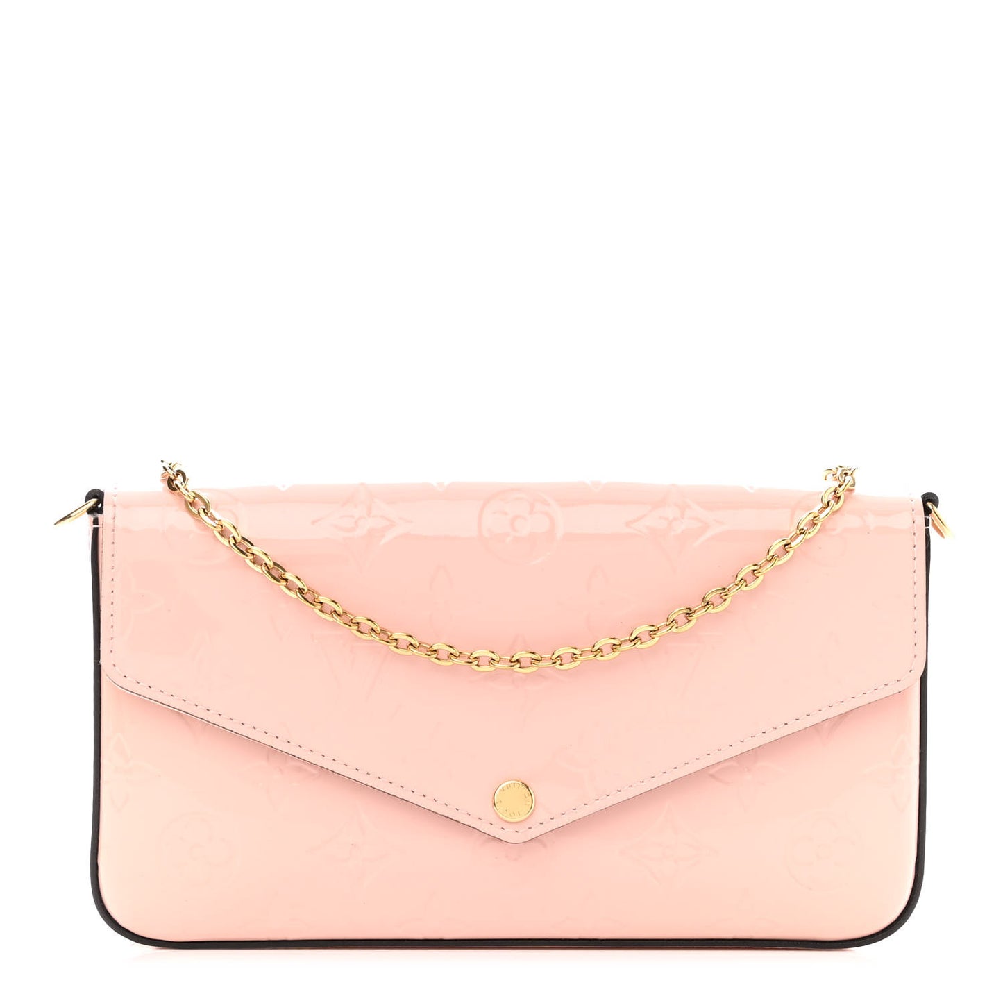Vernis Pochette Felicie Chain Wallet Rose Ballerine