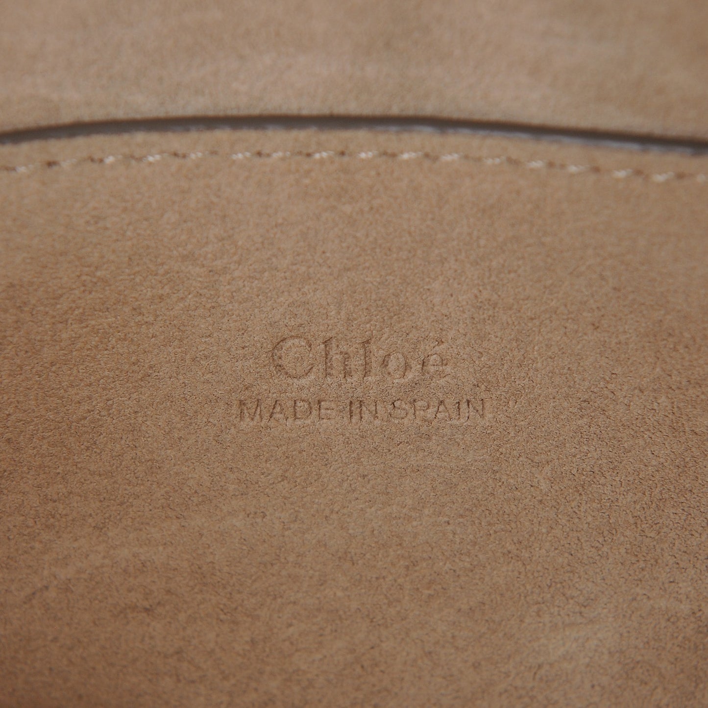 Suede Calfskin Small Faye Shoulder Bag Motty Grey
