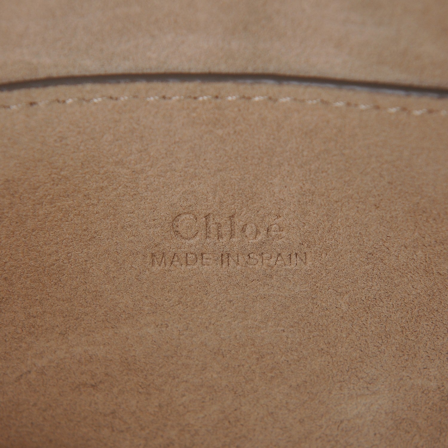 Chloe Suede Calfskin Small Faye Shoulder Bag Motty Grey 6 of 7