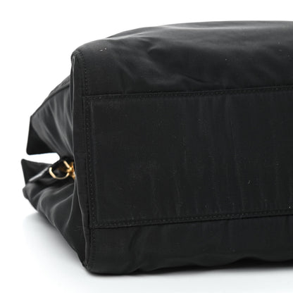 Prada Tessuto Nylon Chain Shoulder Bag Black 5 of 8