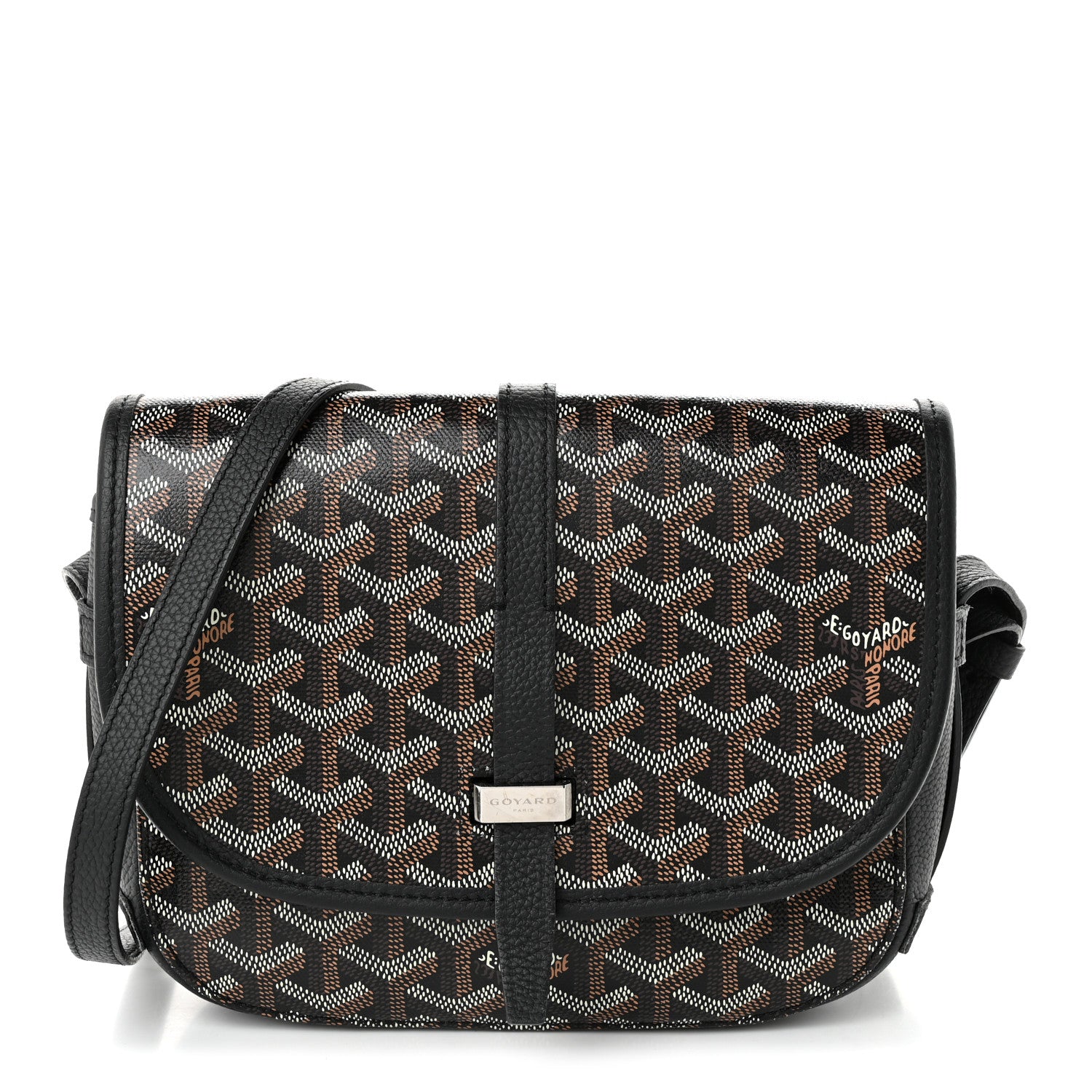 Goyard Goyardine Belvedere II PM Messenger Bag Black Black 1 of 9