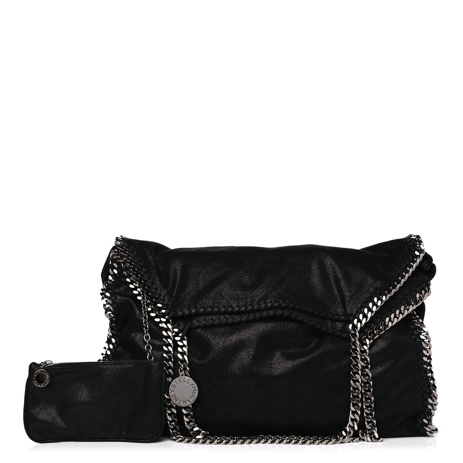 Stella McCartney Shaggy Deer Big Falabella Tote Black 1 of 5