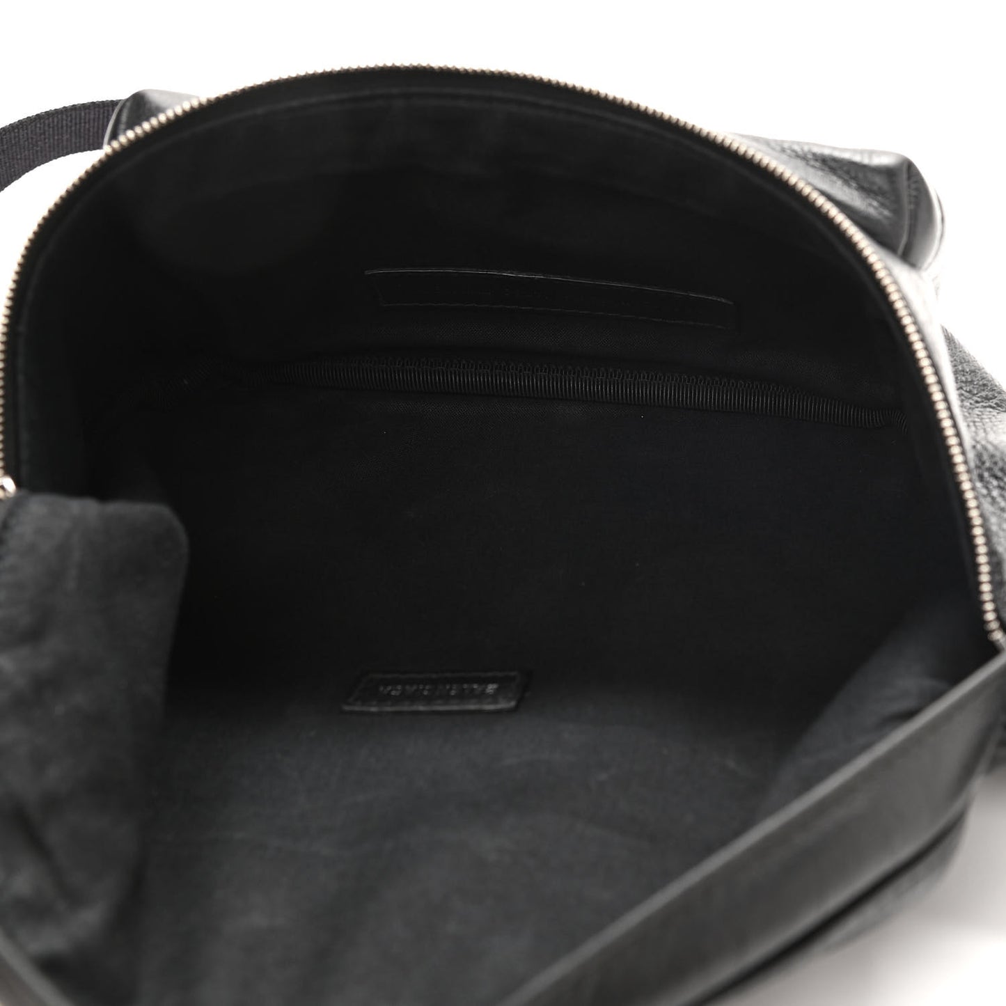 Smooth Calfskin Logo Large Everyday Beltpack Black