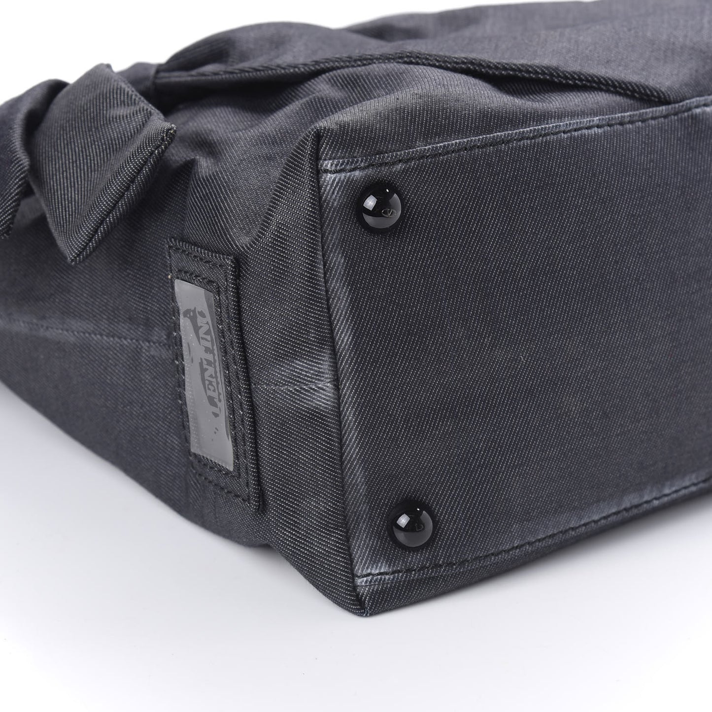 Canvas Lacca Bow Tote Black