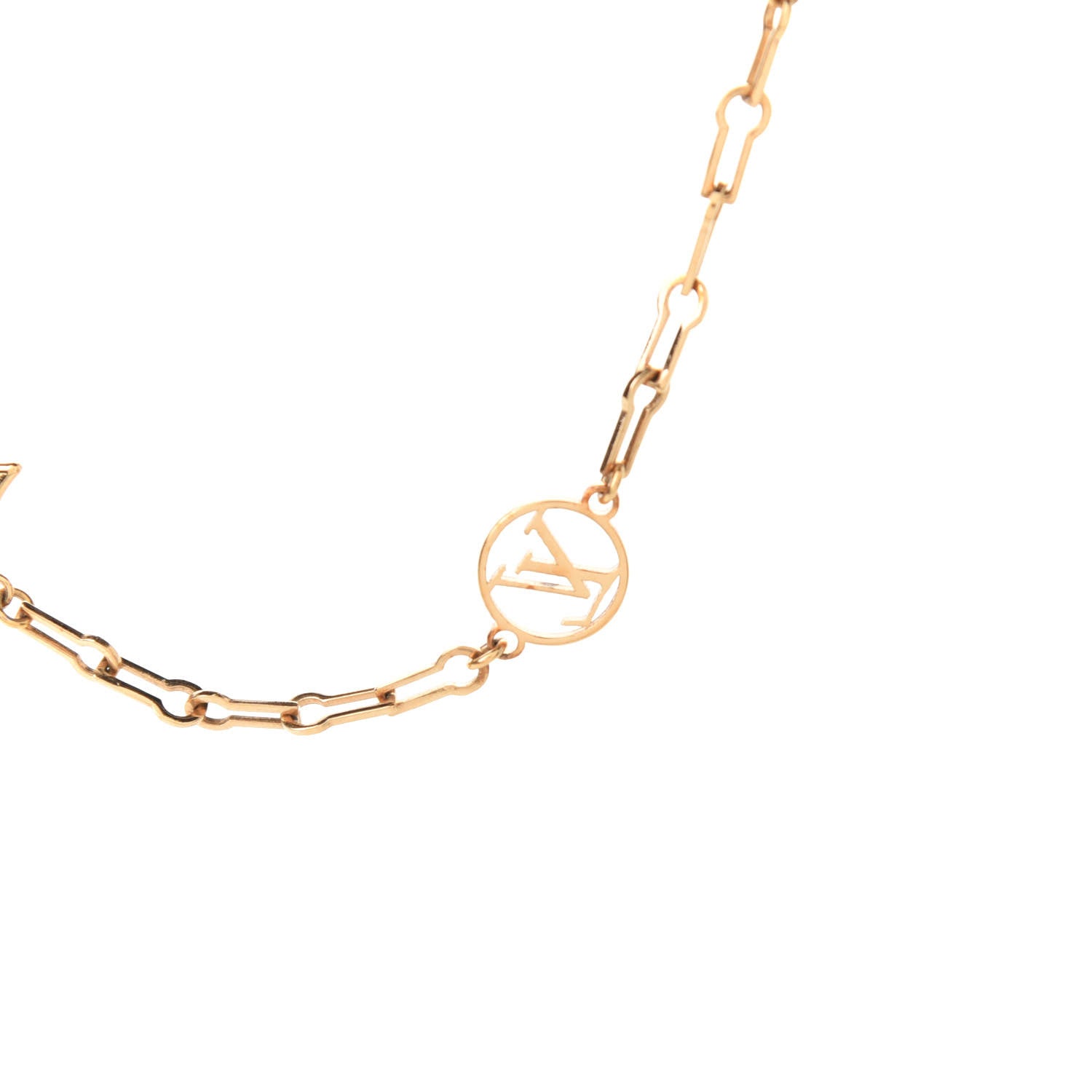 Louis Vuitton Metal Forever Young Short Necklace Gold 3 of 5
