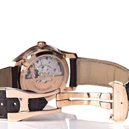 Omega 18K Red Gold Crocodile 41mm De Ville Hour Vision Co-Axial Automatic Watch Brown 431.63.41.21.13.001 6 of 9