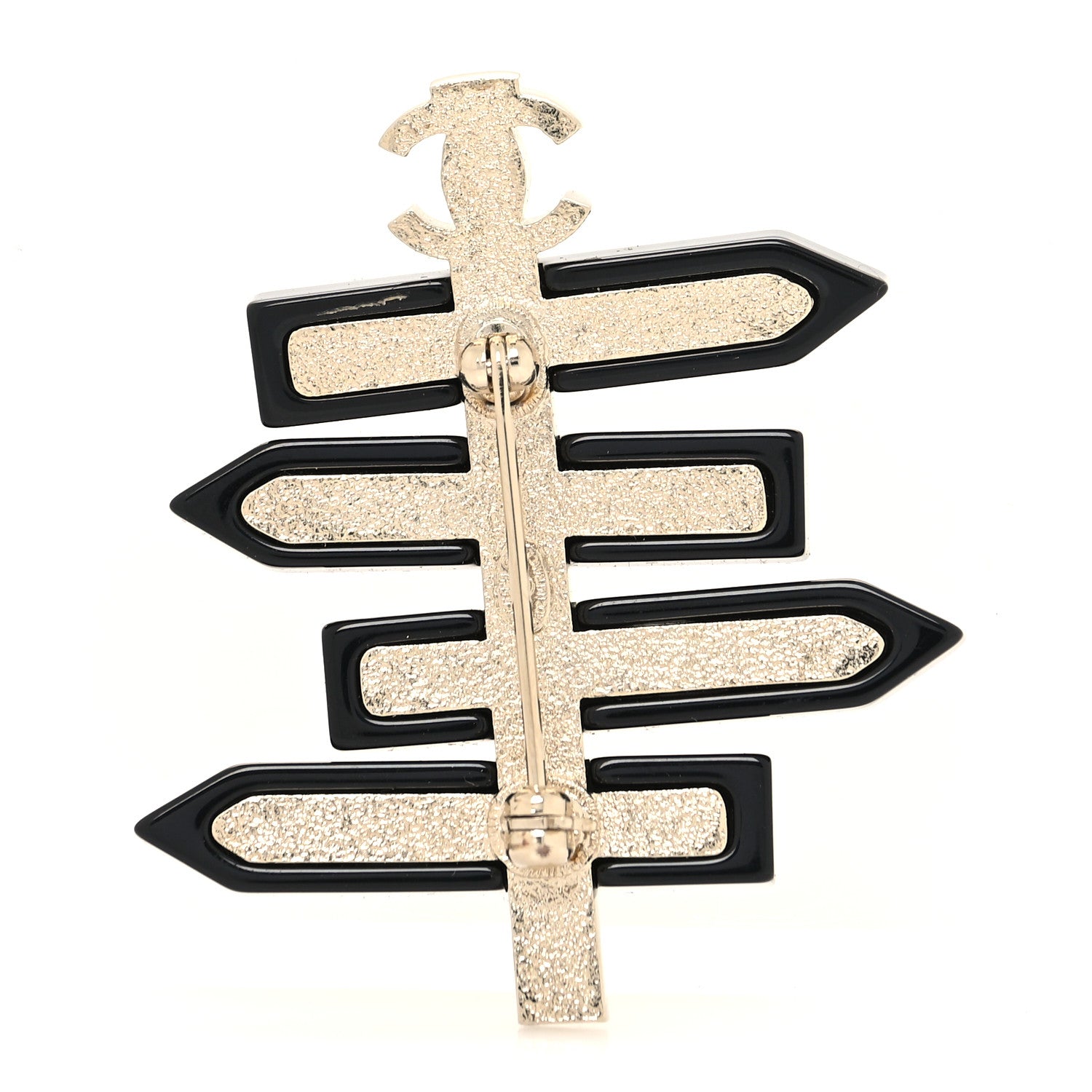 Chanel Resin Chanel By The Sea Sign Brooch Multicolor 3 of 4