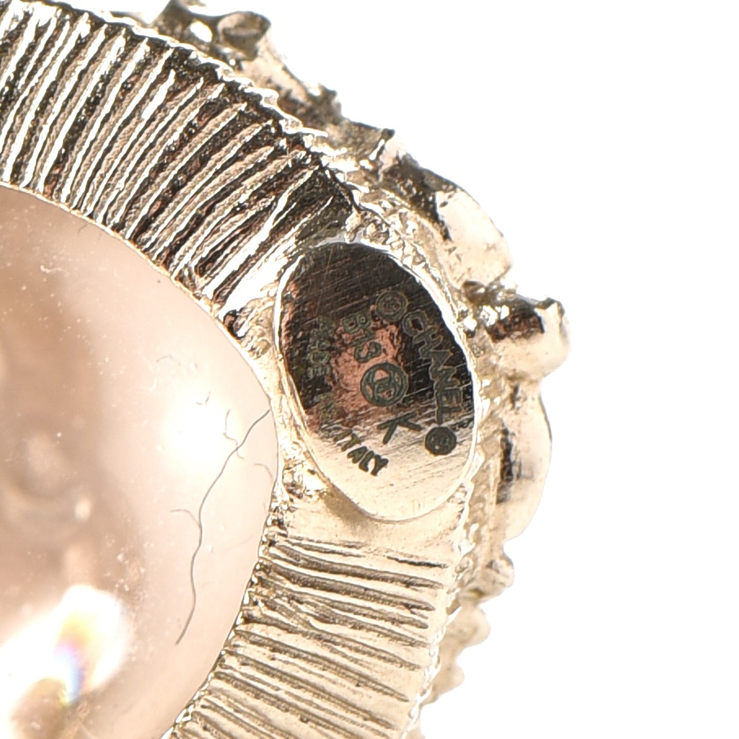 Gripoix CC Ring 7 Gold