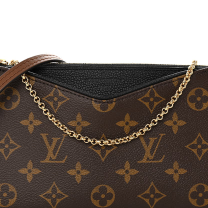 Louis Vuitton Monogram Pallas Clutch Black 7 of 9