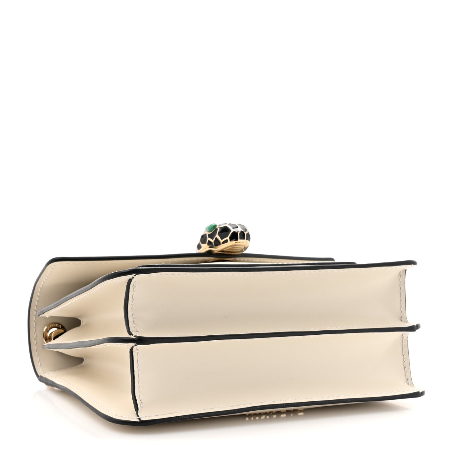 Calfskin Serpenti Forever Small Crossbody Bag White Agate