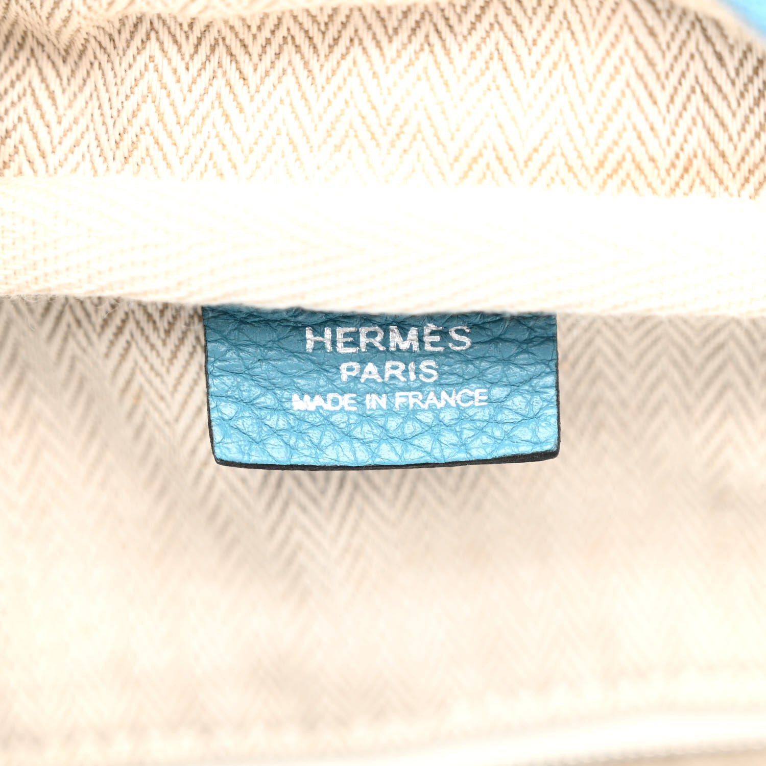 Hermes Taurillon Clemence Victoria II 35 Blue Jean 6 of 11