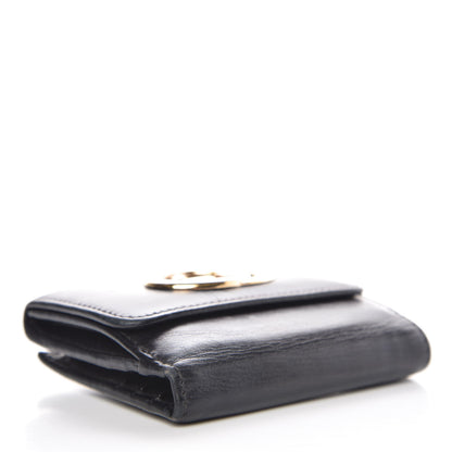 Gucci Calfskin Interlocking G French Wallet Black 4 of 11