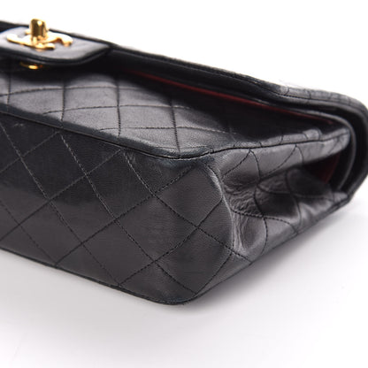 Chanel Lambskin Quilted Medium Double Flap Black 6 of 9