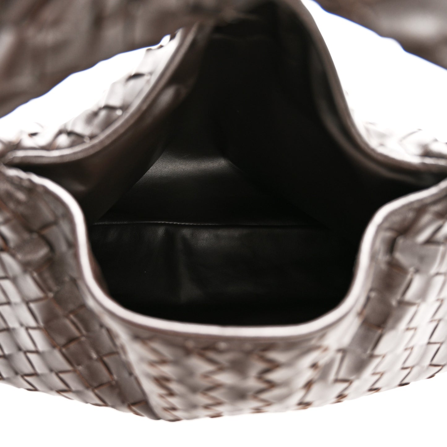 Calfskin Intrecciato Small Hop Fondant