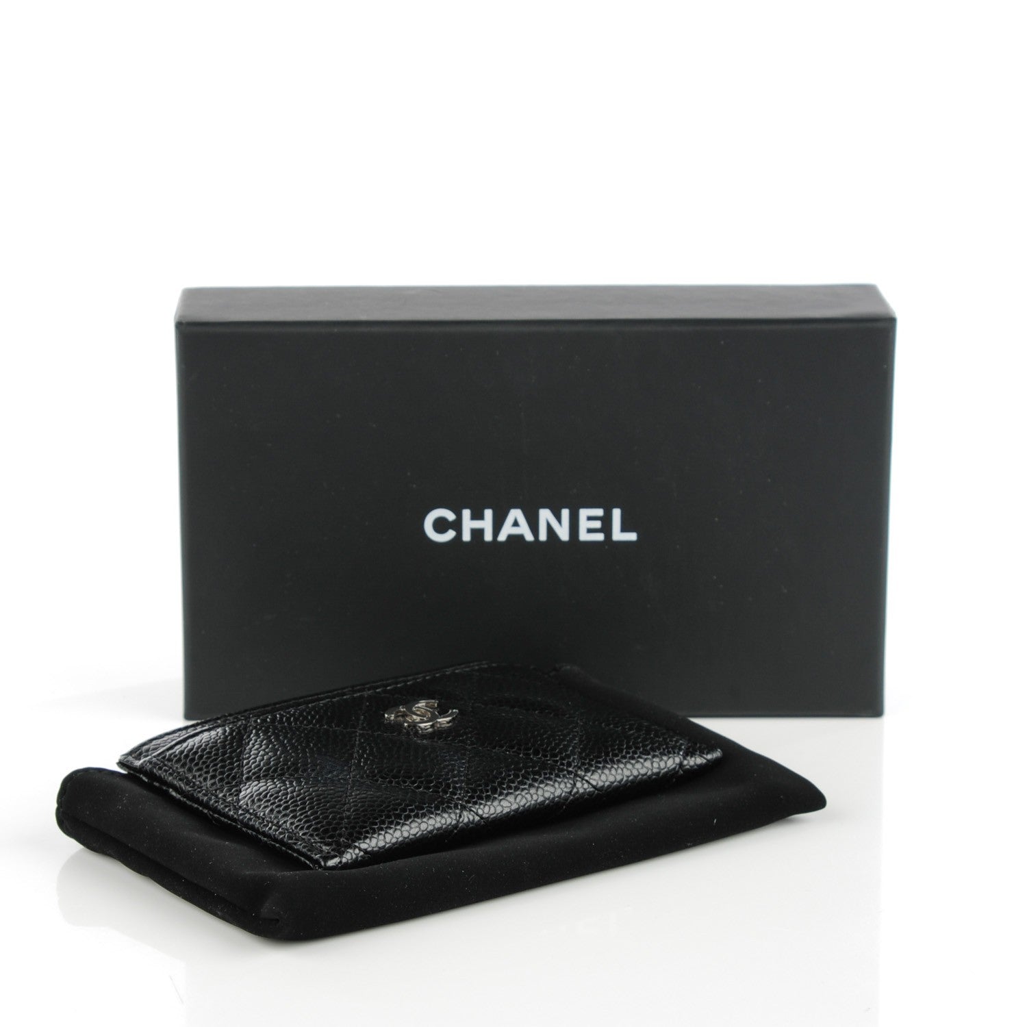 Chanel Caviar Quilted Card Holder Black 4 of 7