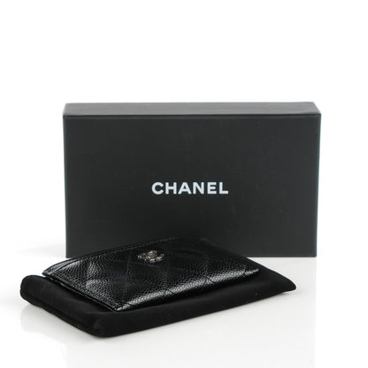 Chanel Caviar Quilted Card Holder Black 4 of 7