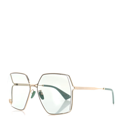 Gucci Metal Sunglasses GG0817S Green 1 of 8