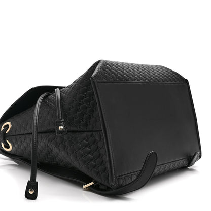 Gucci Microguccissima Drawstring Backpack Black 10 of 11