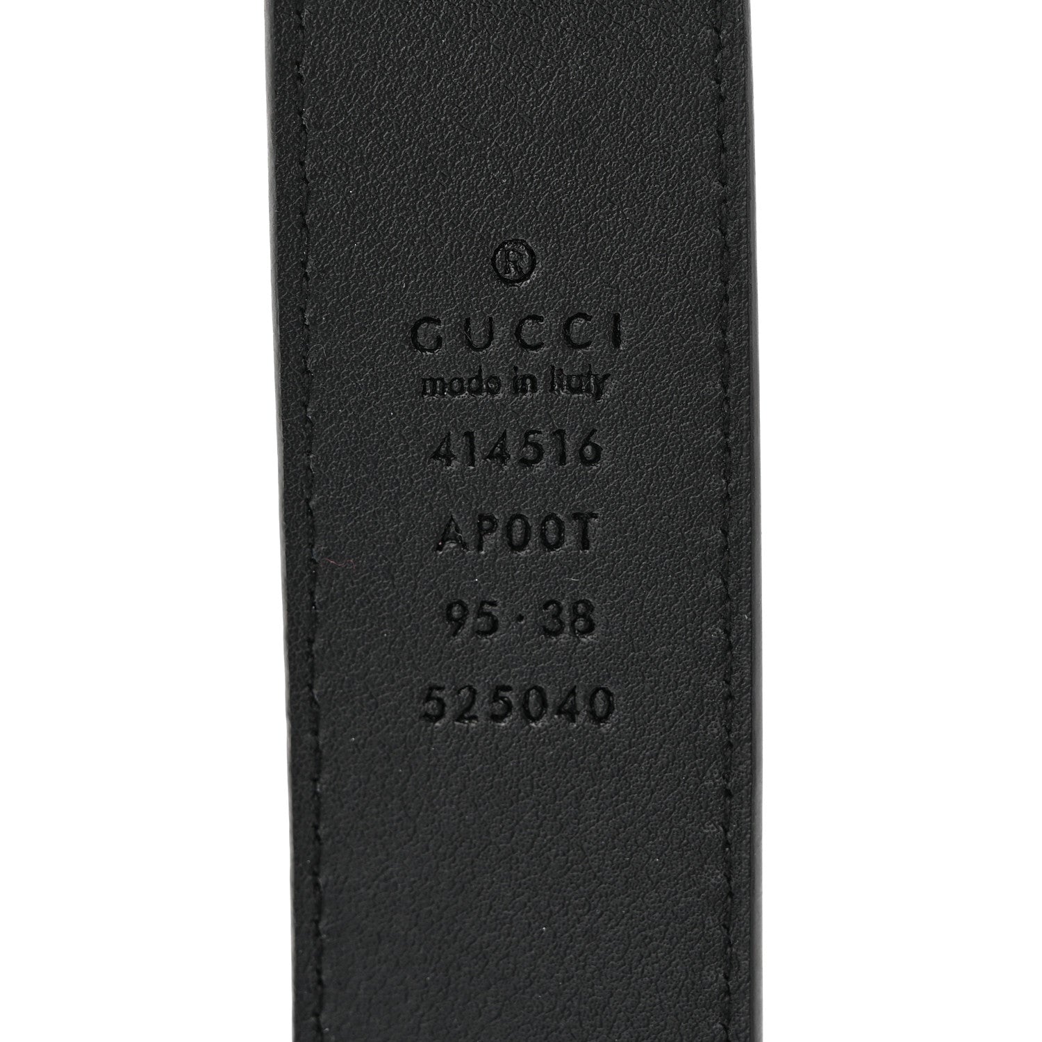 Gucci Calfskin Double G 30mm Belt 95 38 Black 5 of 9
