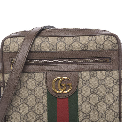 Gucci GG Supreme Monogram Web Small Ophidia Messenger Bag Brown 8 of 13