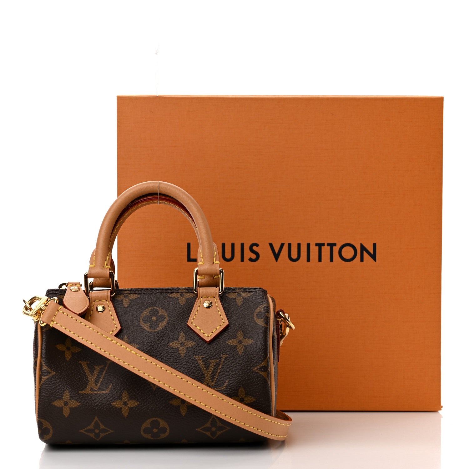 Louis Vuitton Monogram Nano Speedy Bandouliere 9 of 9