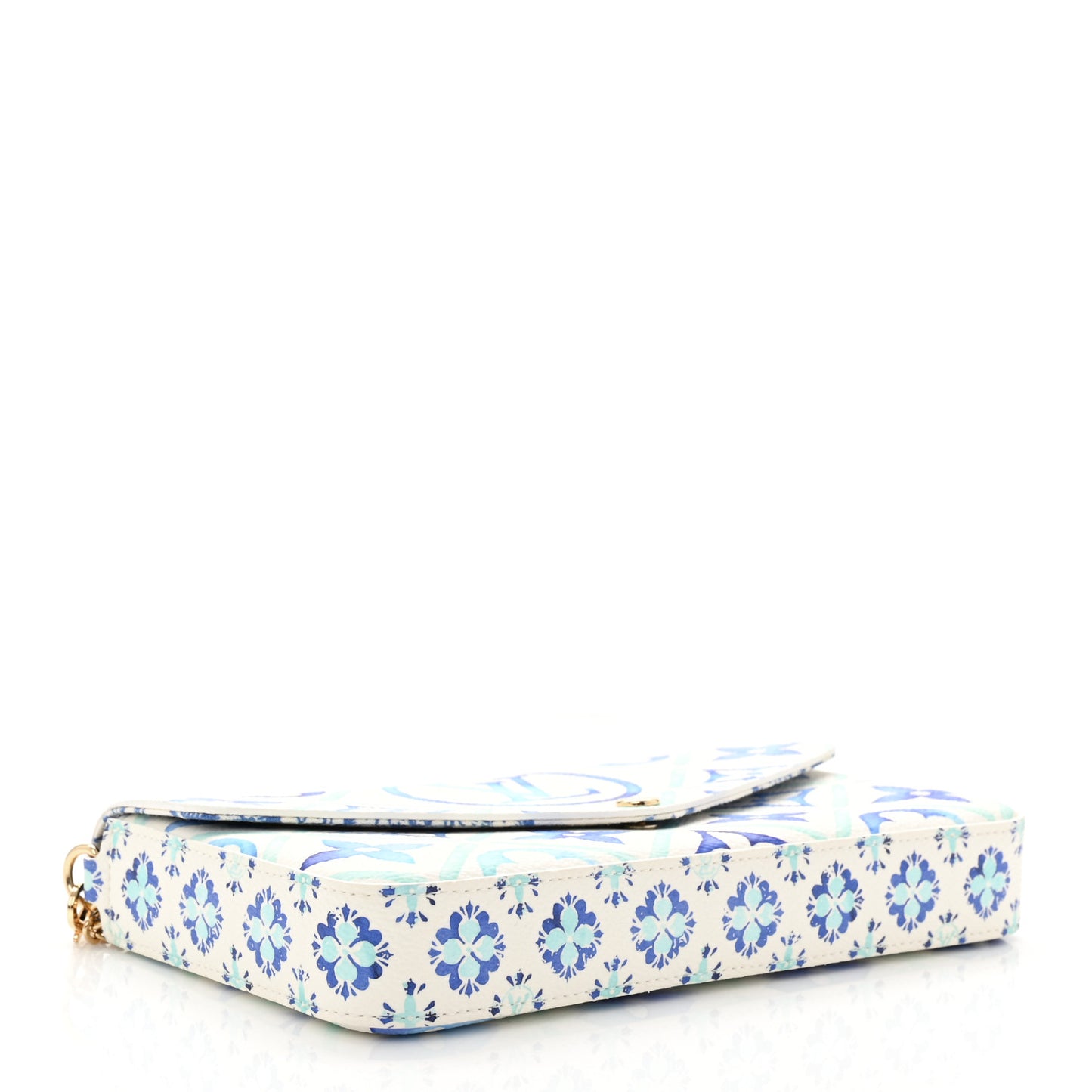 Monogram Giant By The Pool 2.0 Felicie Pochette Chain Wallet Lagoon Blue