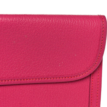 Hermes Chevre Mysore Jige Elan 29 Clutch Rose Shocking 12 of 13