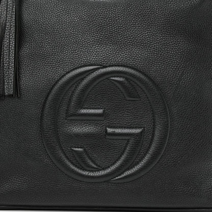 Gucci Pebbled Calfskin Large Soho Hobo Black 7 of 12