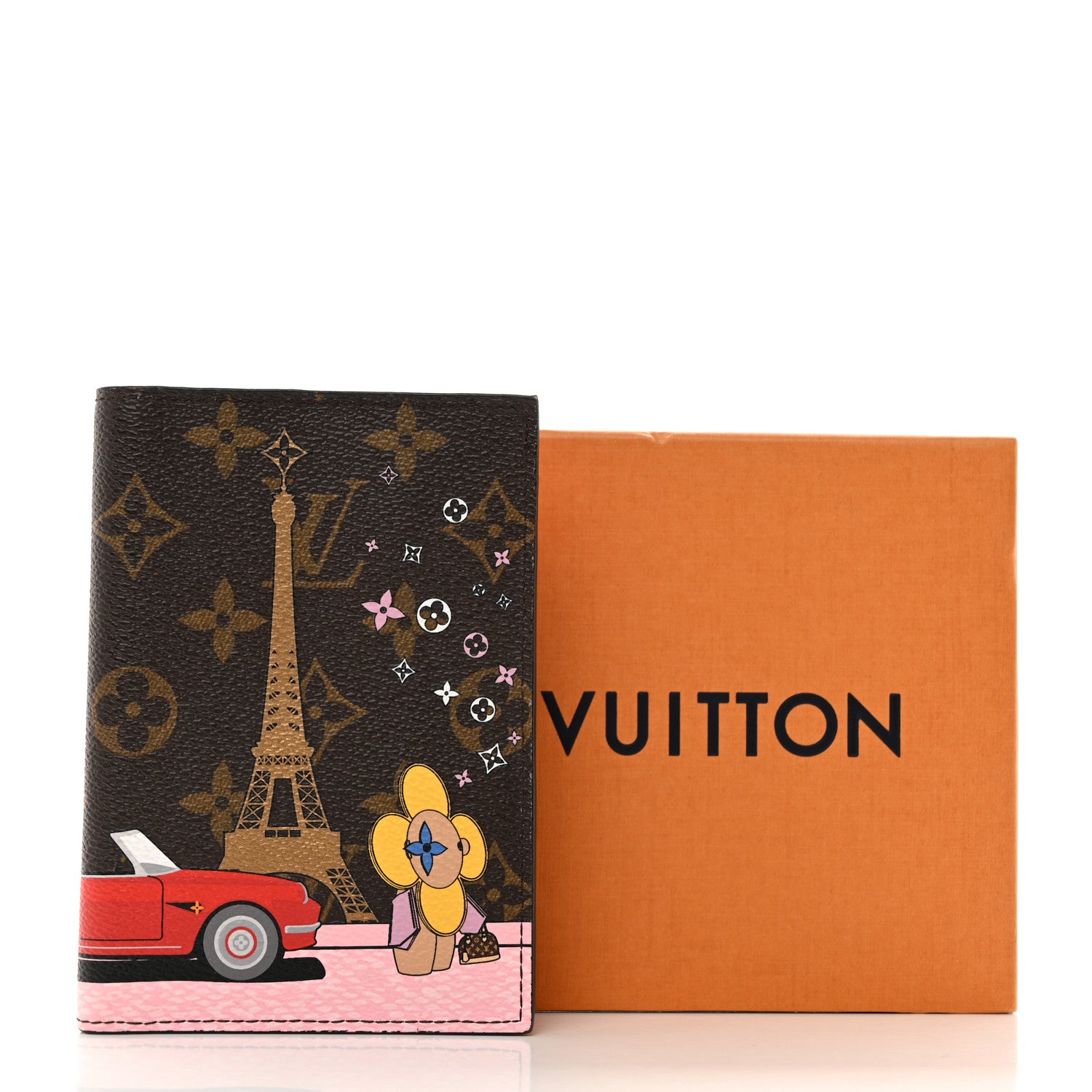 Louis Vuitton LOUIS VUITTON Monogram 2019 Christmas Animation Passport Cover Rouge 8 of 8