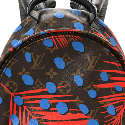 Louis Vuitton Monogram Jungle Dots Palm Springs Backpack PM Coquelicot Denim 7 of 10