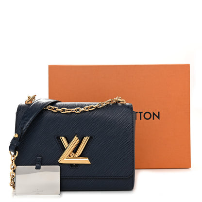 Louis Vuitton Epi Twist Shoulder Bag MM Indigo 10 of 10
