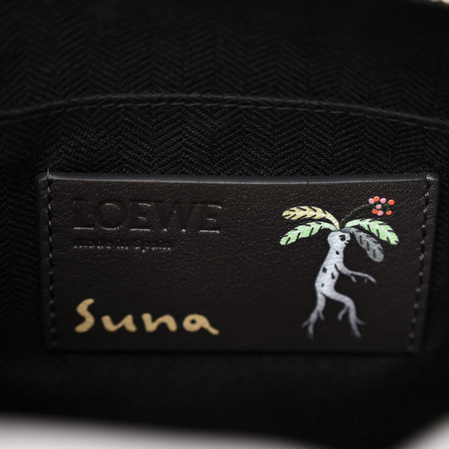 X Suna Fujita Calfskin Small Mandragora Cubi Crossbody Anthracite