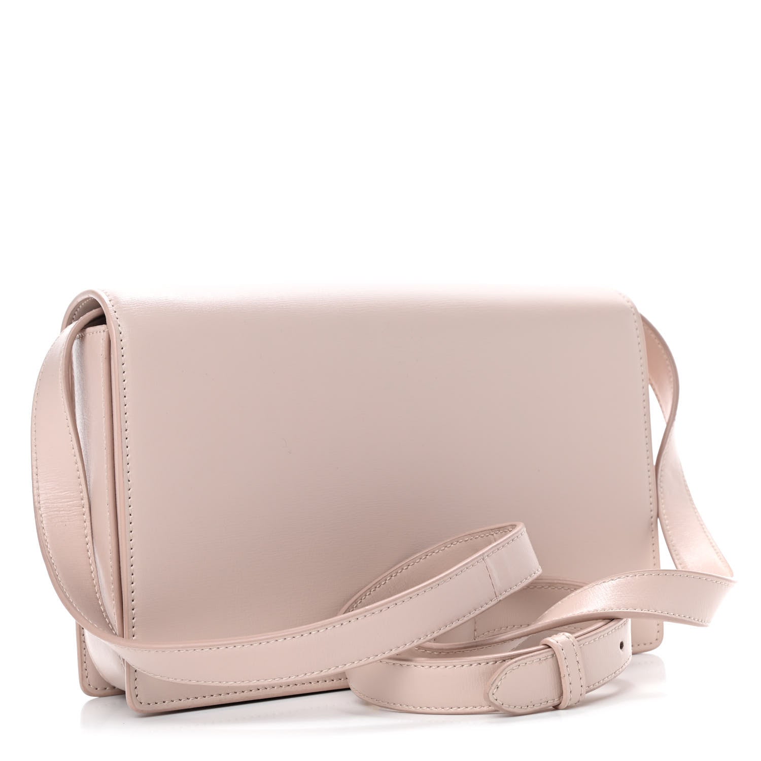 Saint Laurent Smooth Calfskin Suede Medium Bellechasse Bag Marble Pink 2 of 4