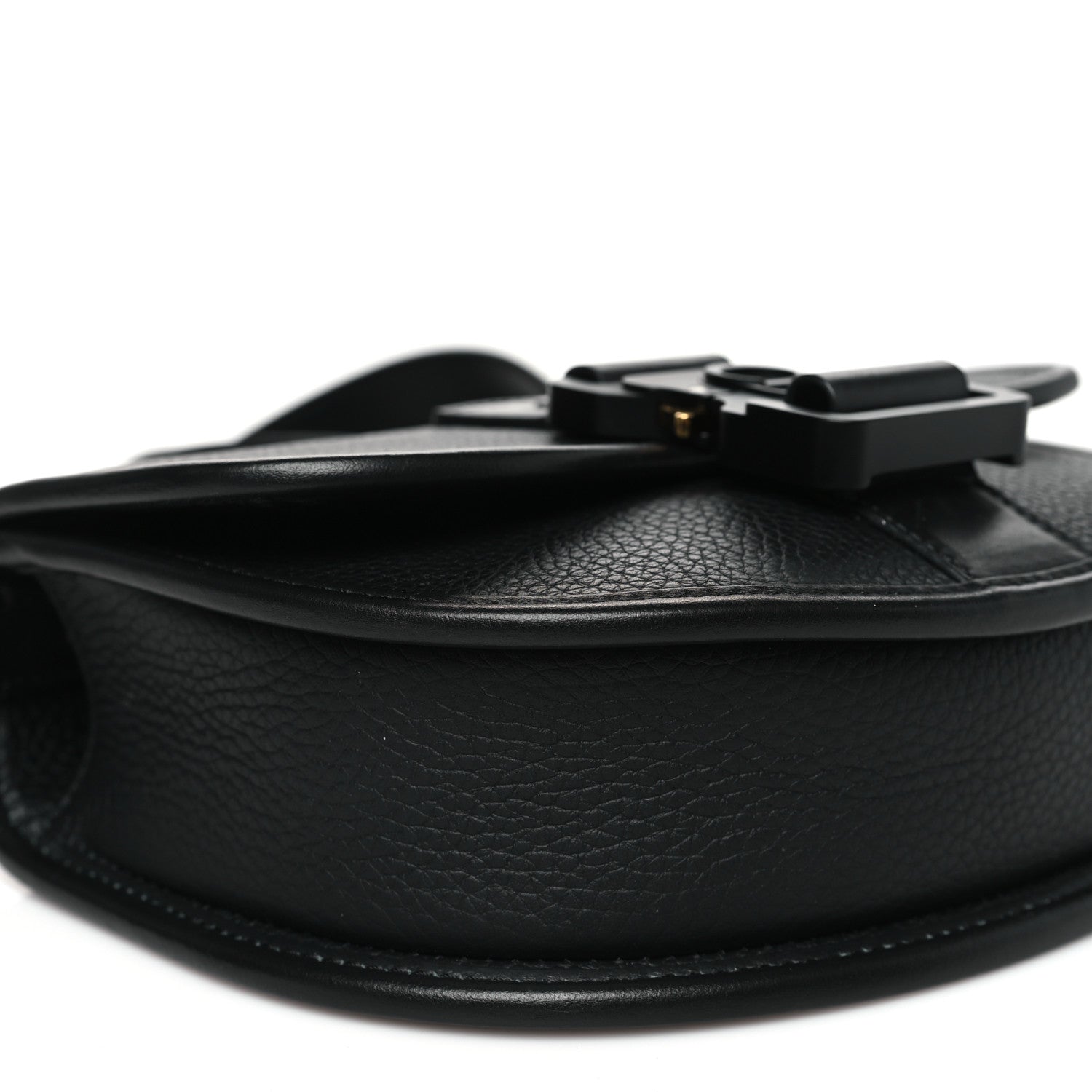 Christian Dior Grained Calfskin Mini Gallop Bag With Strap Black 9 of 10