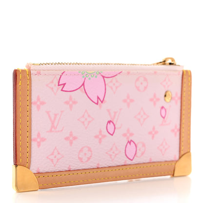 Louis Vuitton Monogram Cherry Blossom Key Pouch Pink 3 of 10