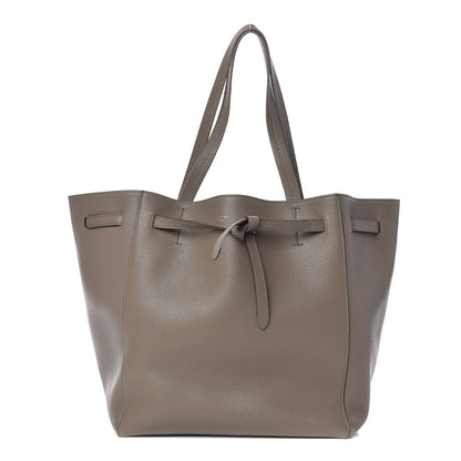 Celine Soft Grained Calfskin Small Belt Cabas Phantom Taupe 1 of 9