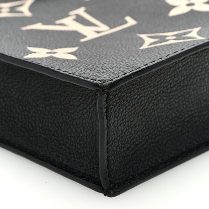 Louis Vuitton Empreinte Monogram Giant Petit Sac Plat Black Beige 8 of 9
