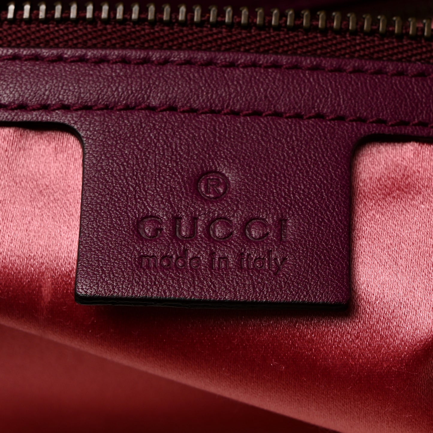 Velvet Matelasse Medium GG Marmont Shoulder Bag Fuchsia Violet Cyclamen