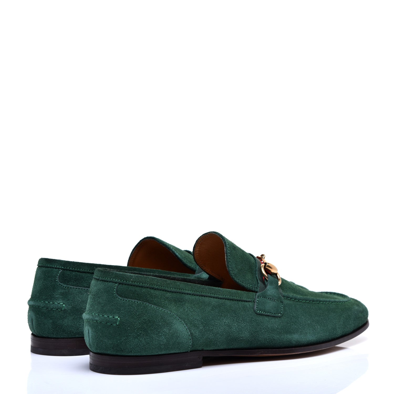 Gucci Suede Web Mens Horsebit Loafers 7 Relish 4 of 9