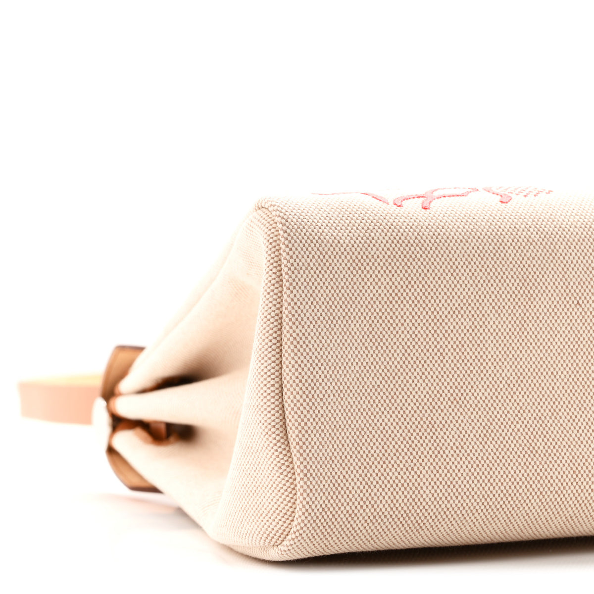 Hermes Vache Hunter Toile Pegase Pop Herbag Zip Retourne 31 PM Capucine Ecru 10 of 12