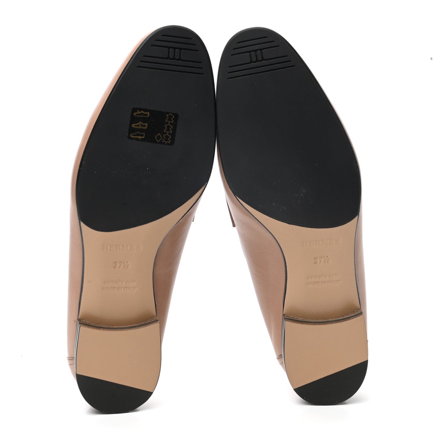 Goatskin Womens Royal Loafers 37.5 Bois De Santal