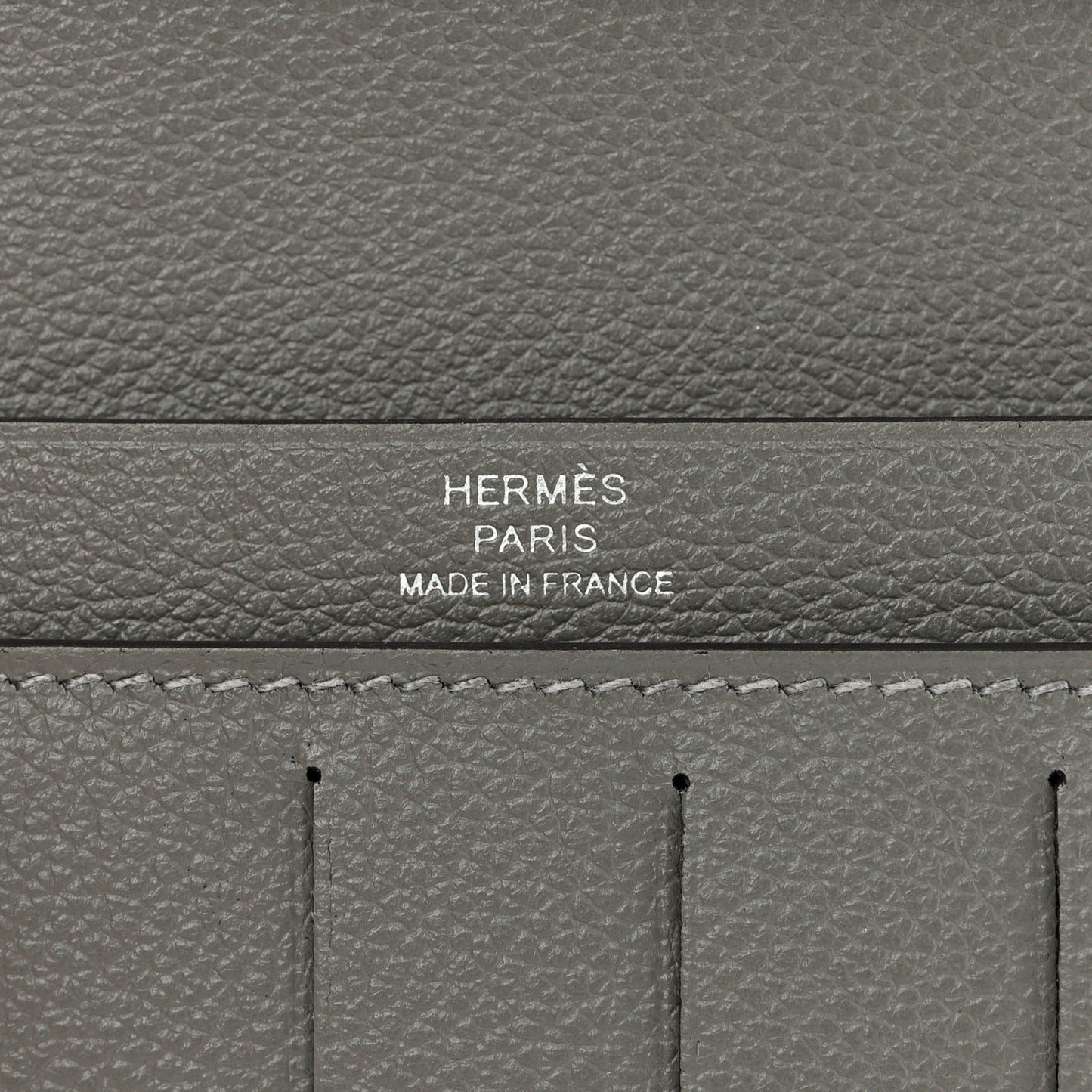Evercolor Citizen Twill Long Wallet Gris Meyer