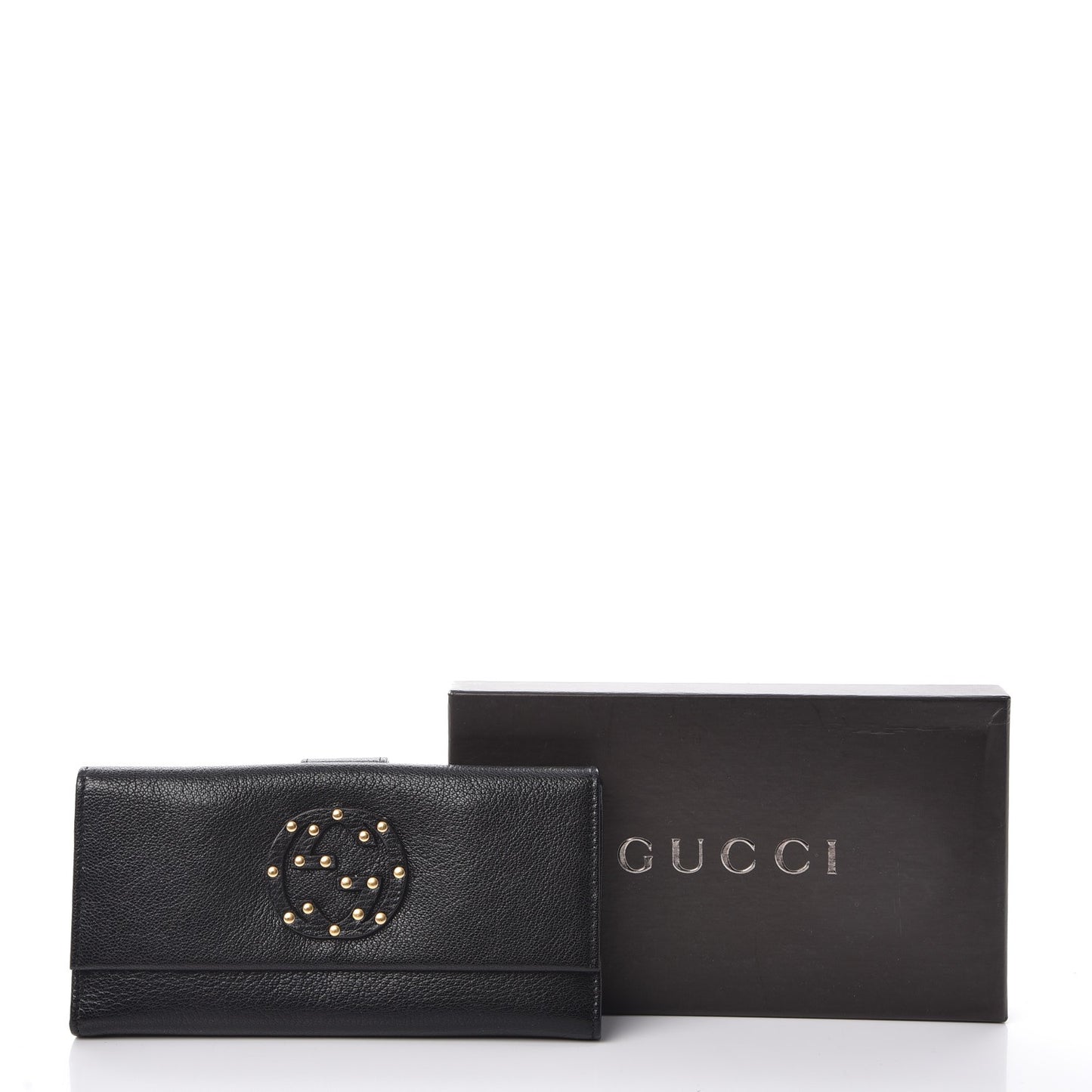 Calfskin Blondie Continental Wallet Black