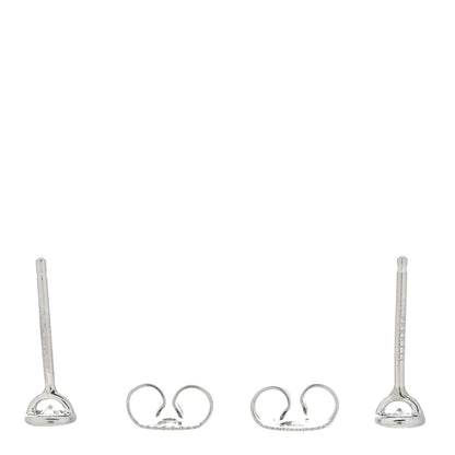 Tiffany Platinum Diamond .16ctw Elsa Peretti Diamonds By The Yard Earrings 3 of 5