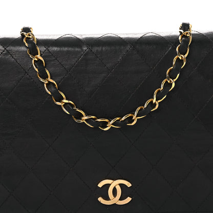 Chanel Lambskin Quilted Small Single Flap Bag Black 9 of 15