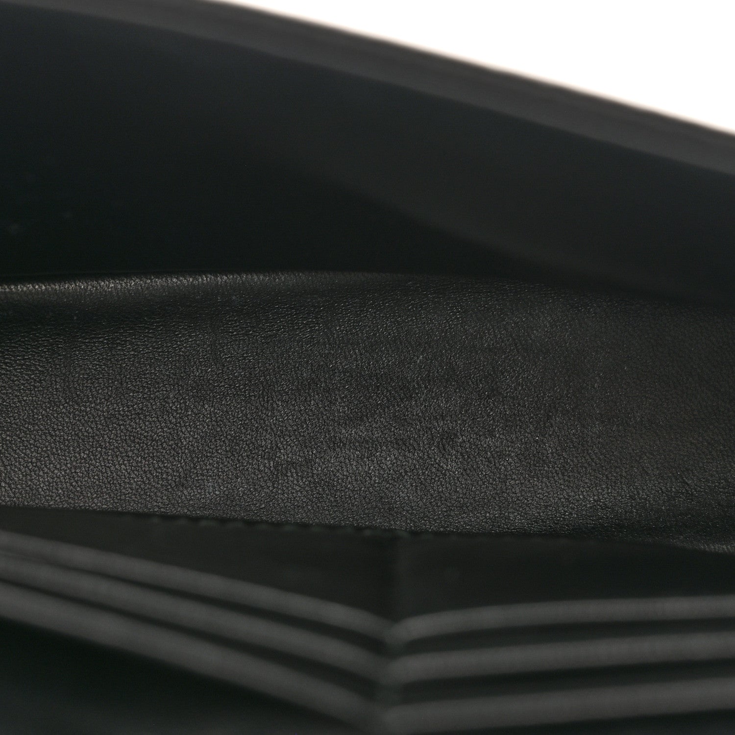 Balenciaga Grained Calfskin Graffiti BB Chain Wallet Black Bleu Violet 5 of 13
