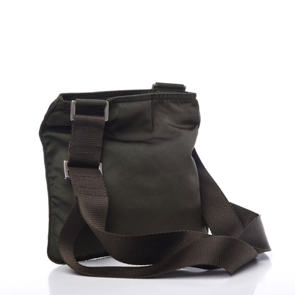 Prada Tessuto Nylon Small Flat Messenger Bag Mimetico 3 of 11